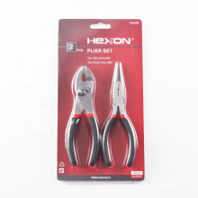 Household hand tool set alicate pense long nose pliers and slip joint pliers kit set